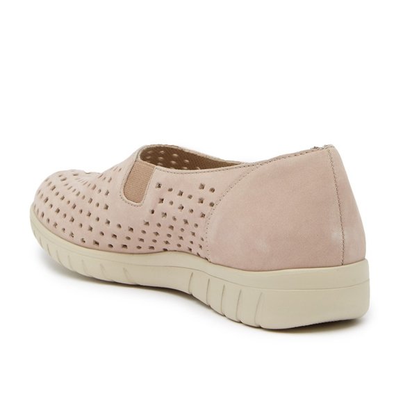 Munro New SKIPPER Nubuck Perforated Sneakers Shoe Comfort Wedge Flats Women's 9W - Picture 5 of 17